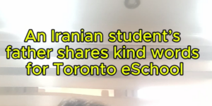 An Iranian Student's Parent Shares Kind Words Picture