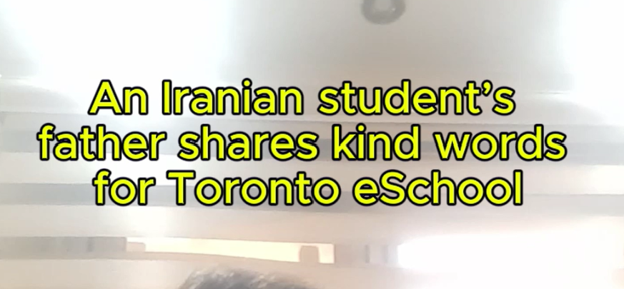 An Iranian Student's Parent Shares Kind Words Picture